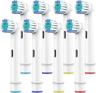 SetSail Toothbrush Heads for Oral B, 8 Pack Professional Electric Toothbrush Replacement Heads Extra Soft Dupont Bristles Replacement Toothbrush Heads Precision Clean Brush Heads Refills