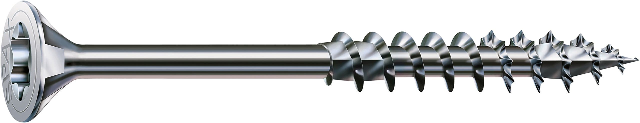 SPAXT-Star Plus Countersunk Wood Screw 8.0 x 220 mm Pack of 50 Partially Threaded 4CUT WIROX A3J 191010802205