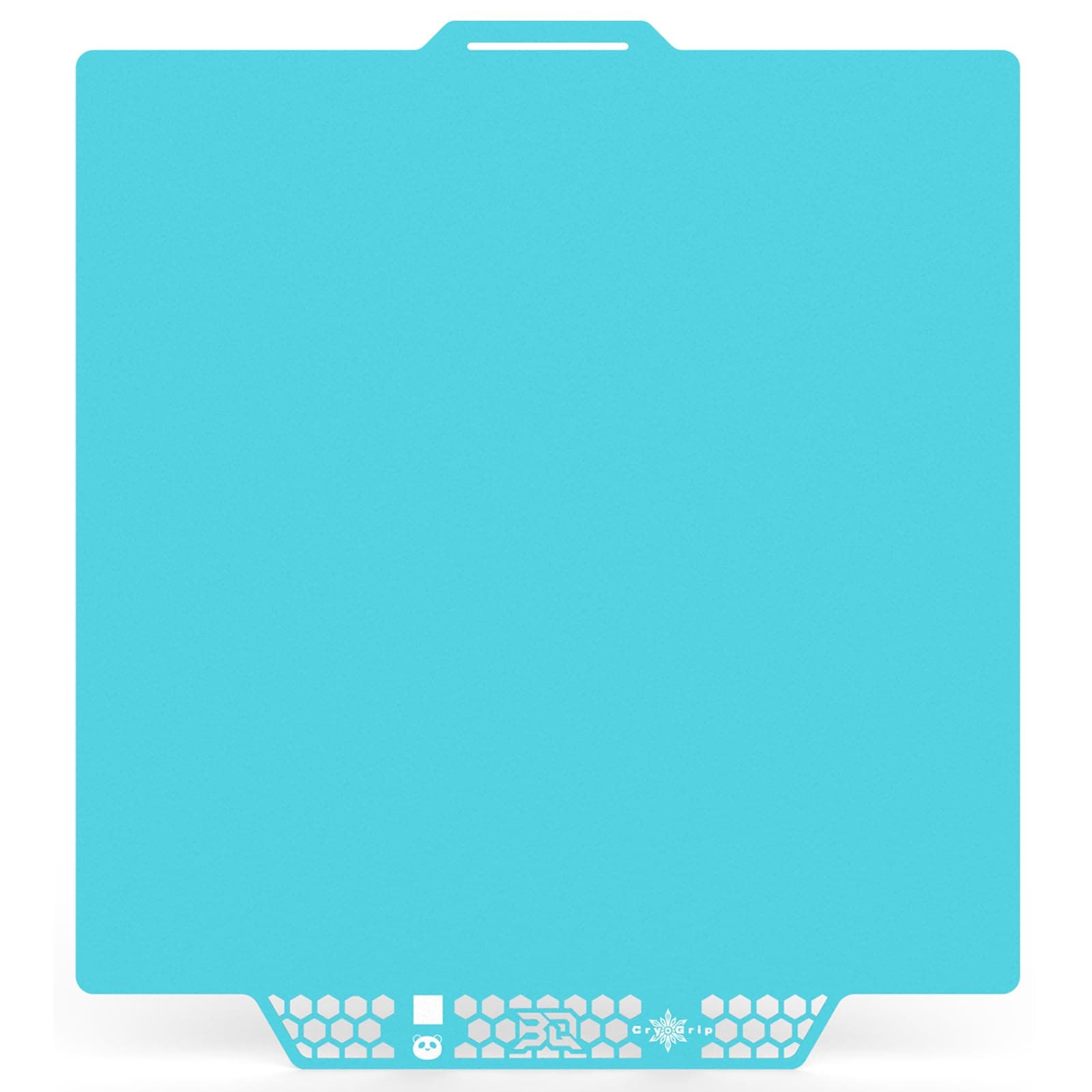 BIQU CryoGrip Pro Glacier Panda Build Plate for Bambu-Lab P2S P1S P1P X1C X1E A1 3D Printers, Double-Sided Fine Textured Spring Steel Sheet, Firm Adhesion, 257x257mm, 1 Piece
