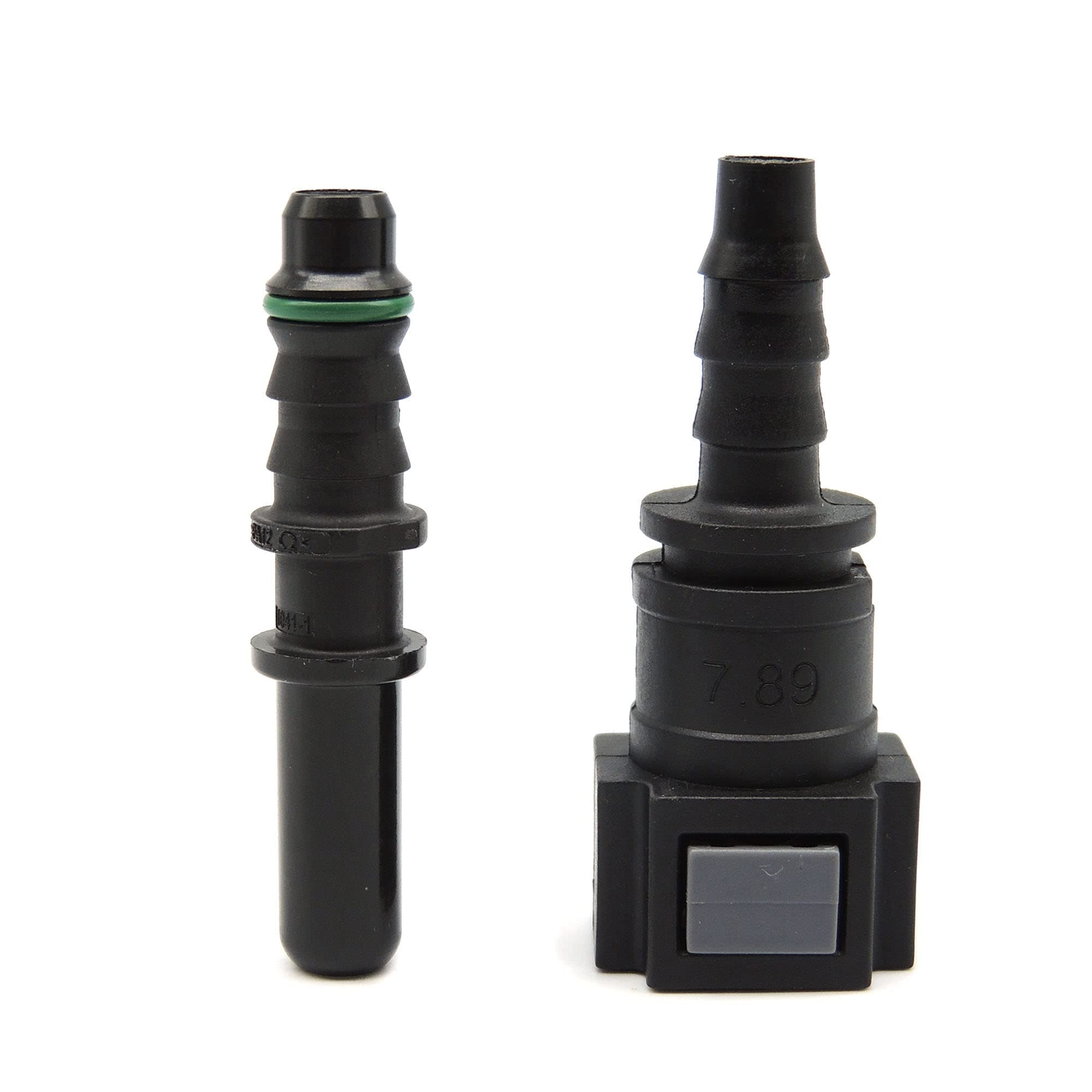 Fuel Line Hose Quick Release Connect - 7.89mm 5/16 T8 in Male&Female Nylon Straight Push-On Connector