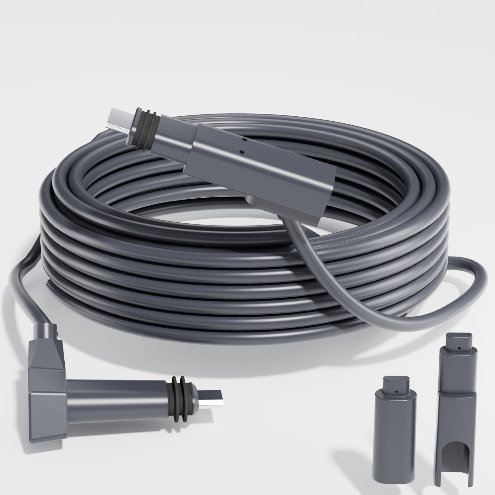 Starlink Cable 75FT for Standard Actuated Gen 2, Starlink Replacement Cable for Rectangular Satellite V2 Waterproof Gray (75FT/23M)