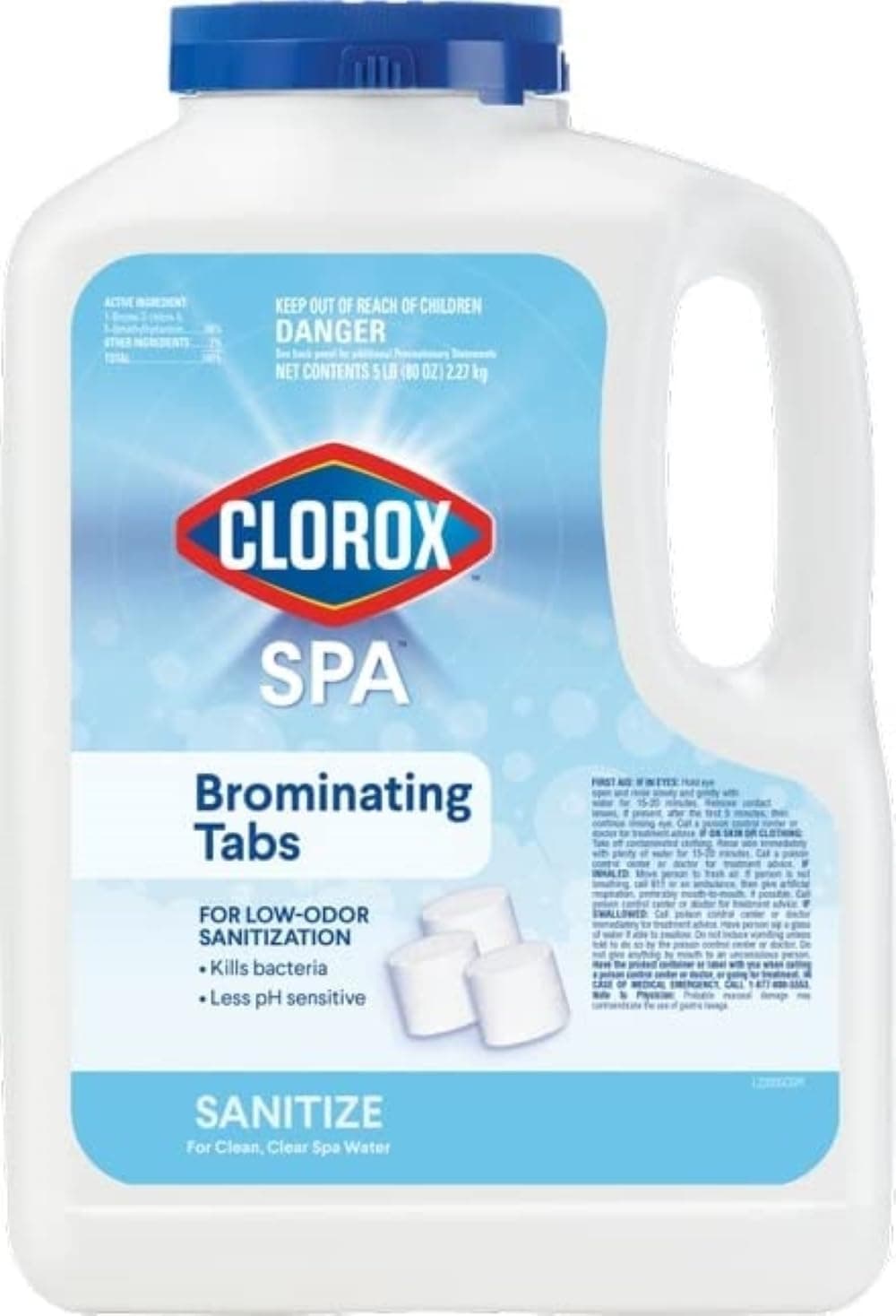 Clorox Pool&Spa Spa Bromine Tablets, For Low-Odor Sanitization, Restores Wa...