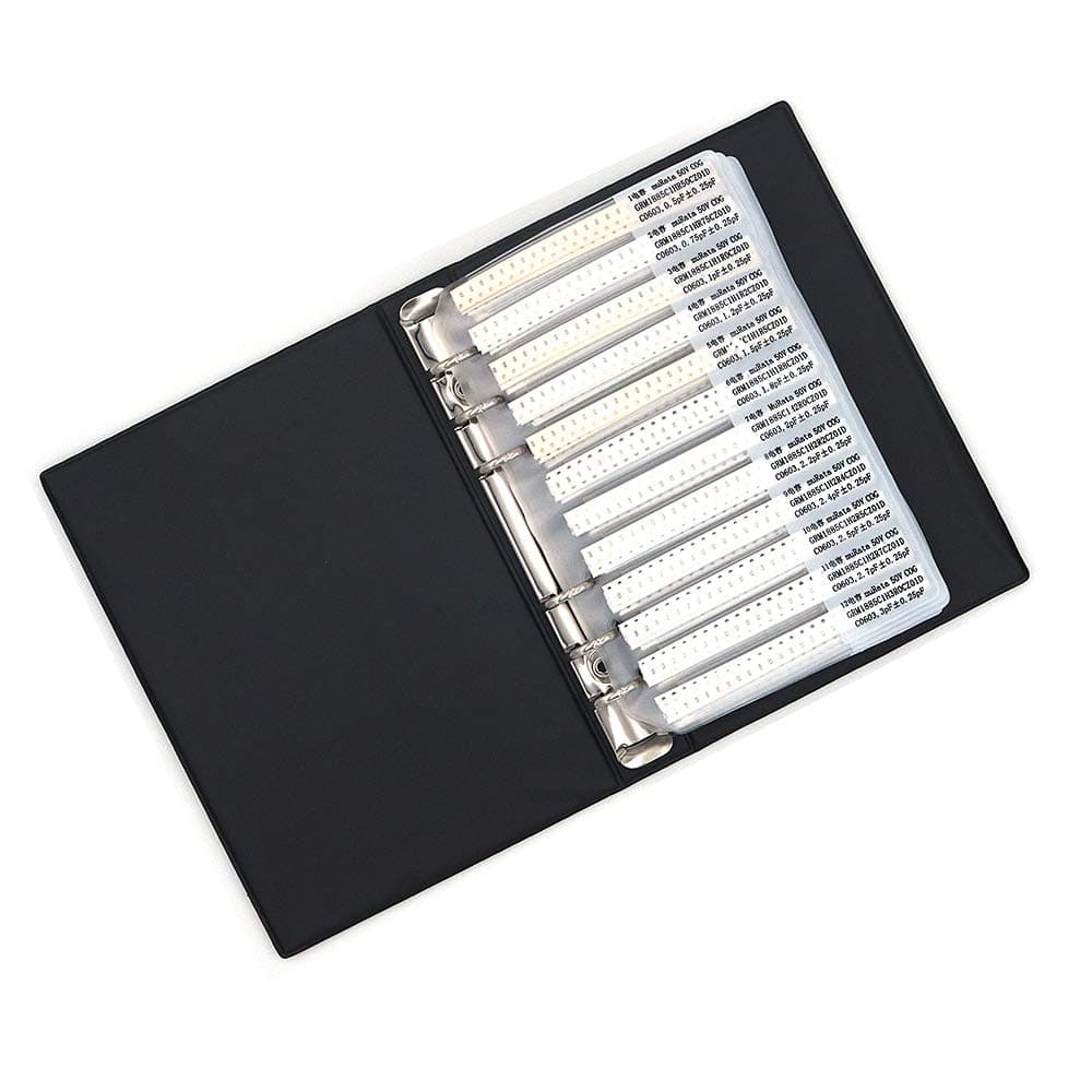 Capacitor 0603 (0.5pF-2.2uF) 90 Value x 50pcs = 4500pcs SMD SMT Capacitor Combo Sample Book Kit