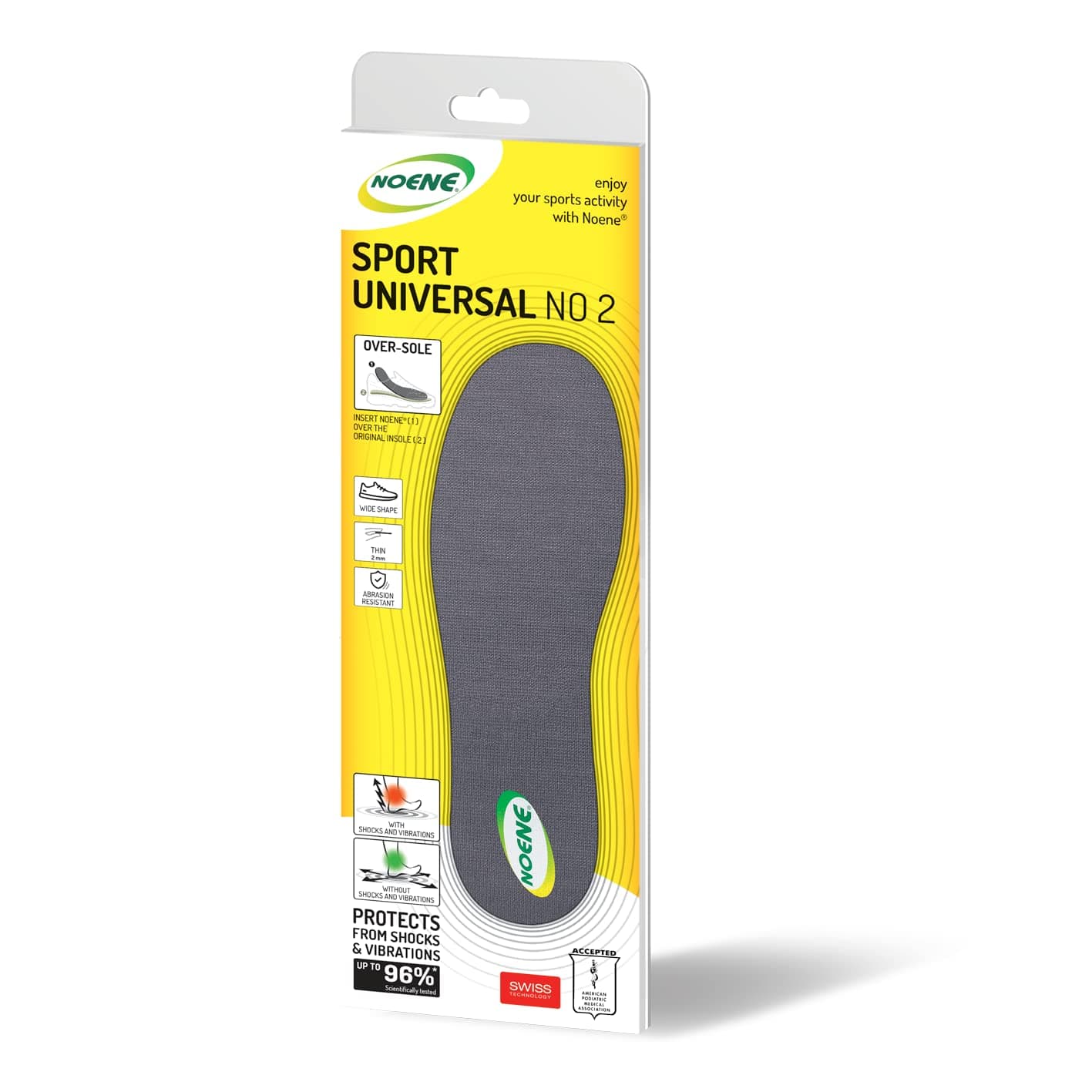 Noene® Most Versatile Multisole NO2 with Extra Cushioning (Size 2: Men 9½ -16/ Women 10½-17) **NOENE Brand AS SEEN ON Shark Tank** …