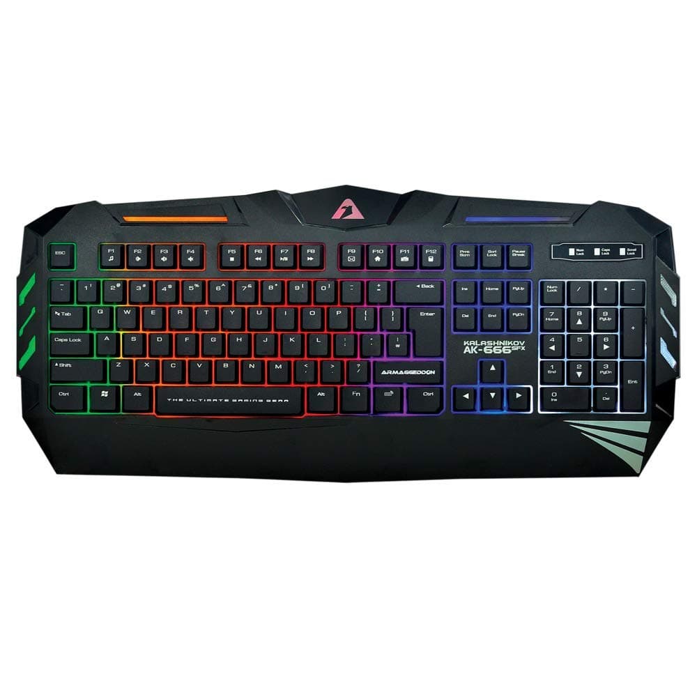 Armaggeddon Kalashnikov Ak - 666 SFX Keyboard (Black)