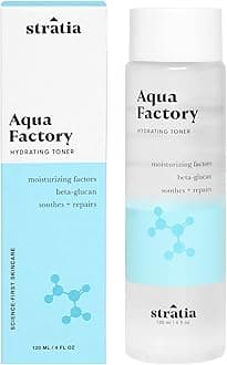 Stratia Aqua Factory Hydrating Toner with Beta Glucan, 7 Moisturizing Factors...
