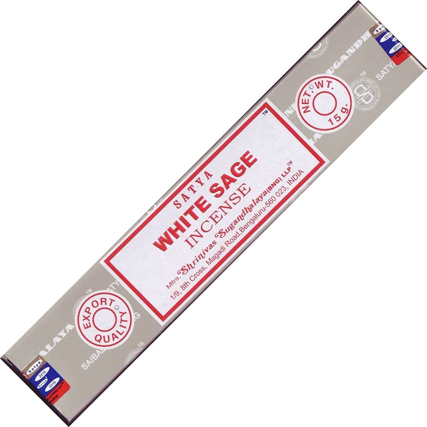 satya White Sage Incense Sticks,20cm Long