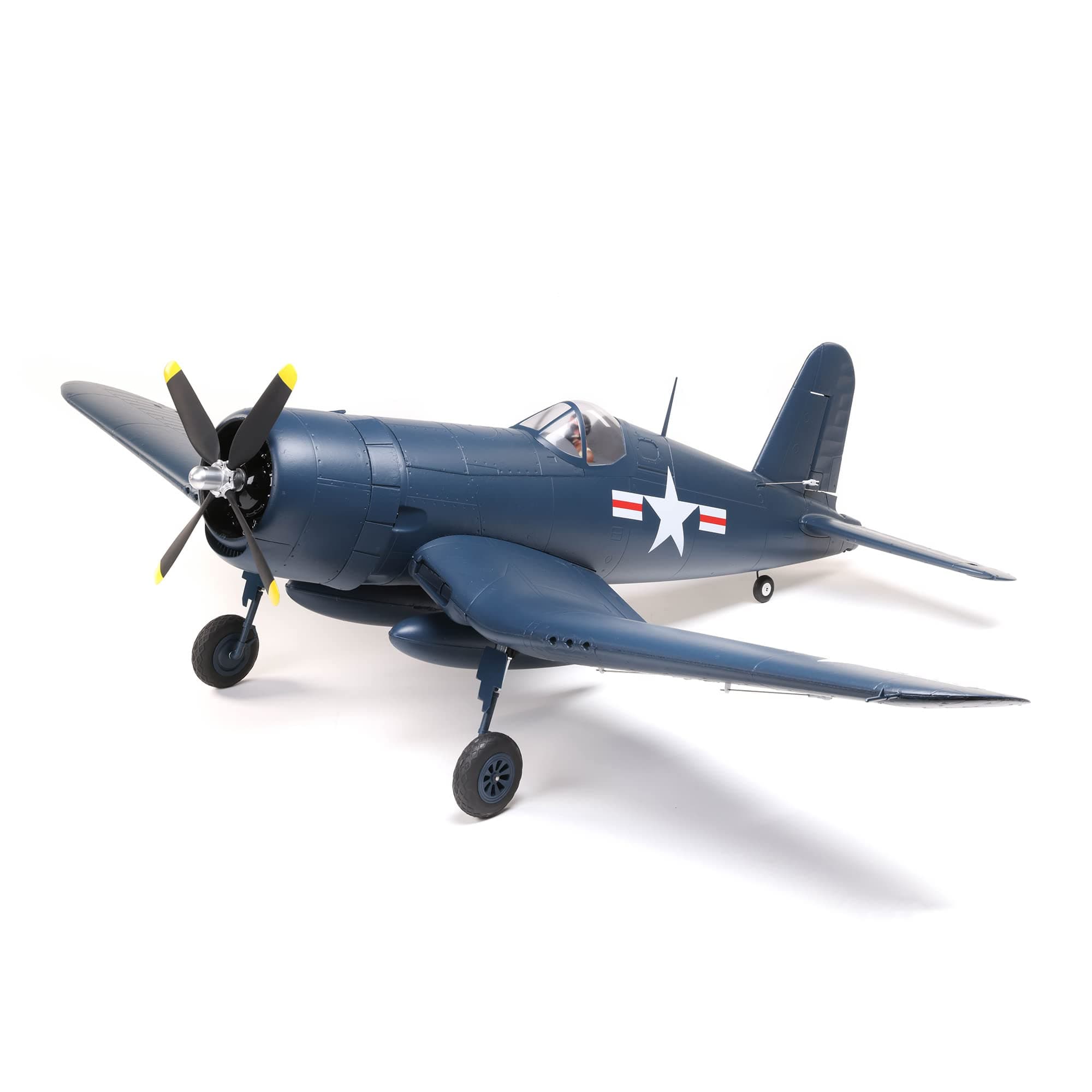 RC Airplane F4U-4 Corsair 1.2m BNF Basic Transmitter Battery and Charger Not Included with AS3X and Safe Select EFL18550