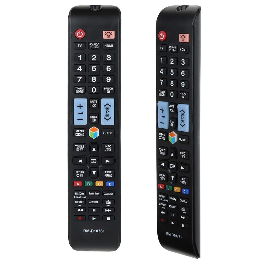 Alkia RM-D1078+ Universal Remote Control Compatible Replacement for Samsung TV/LCD/LED/HDTV/Smart TV, AA59-00431A, AA59-00445A, AA59-00446A, AA59-00581A, AA59-00582A, AA59-00584A, AA59-00588A