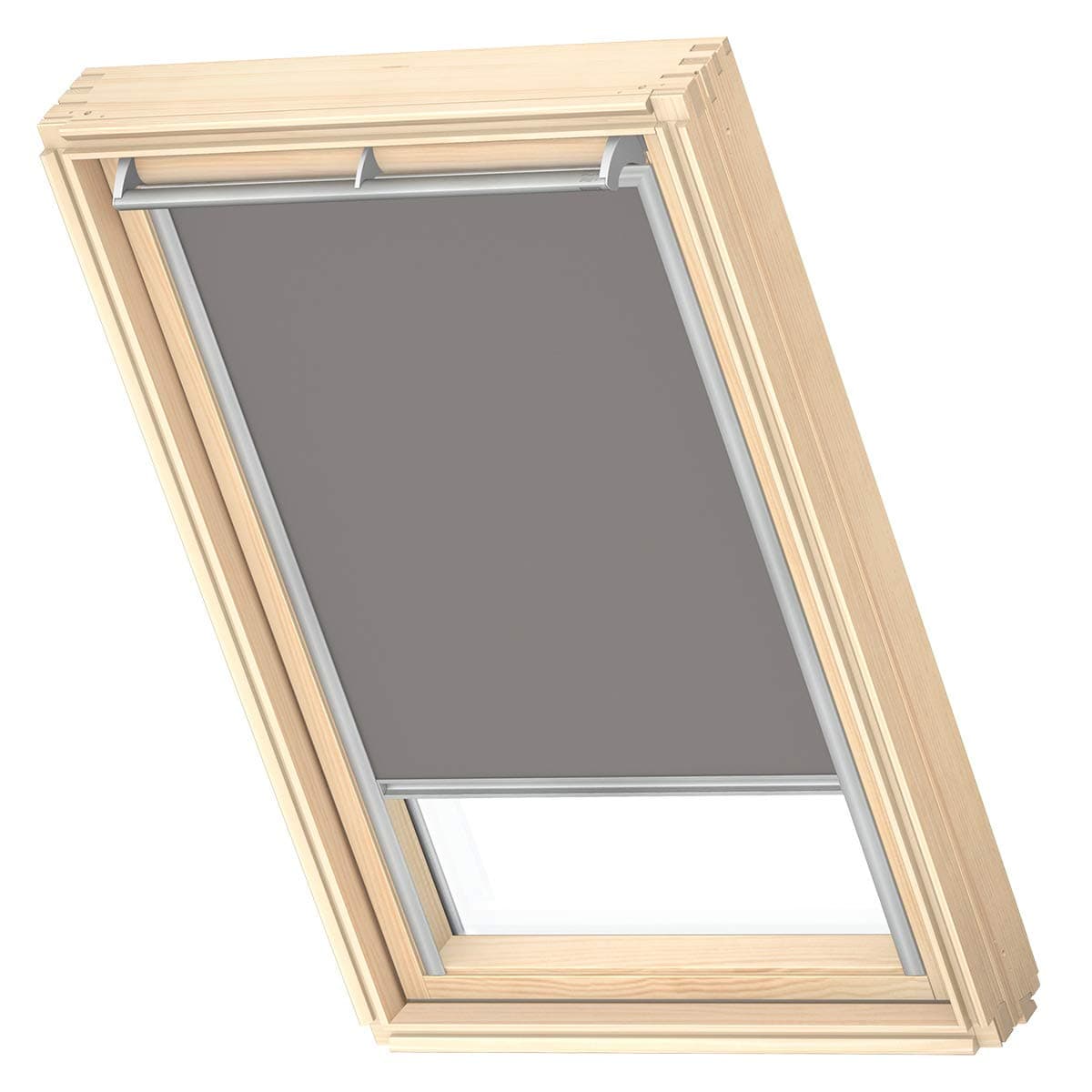 VELUX Original Blackout Blind (DKL), Silver Frame, CK02, Grey