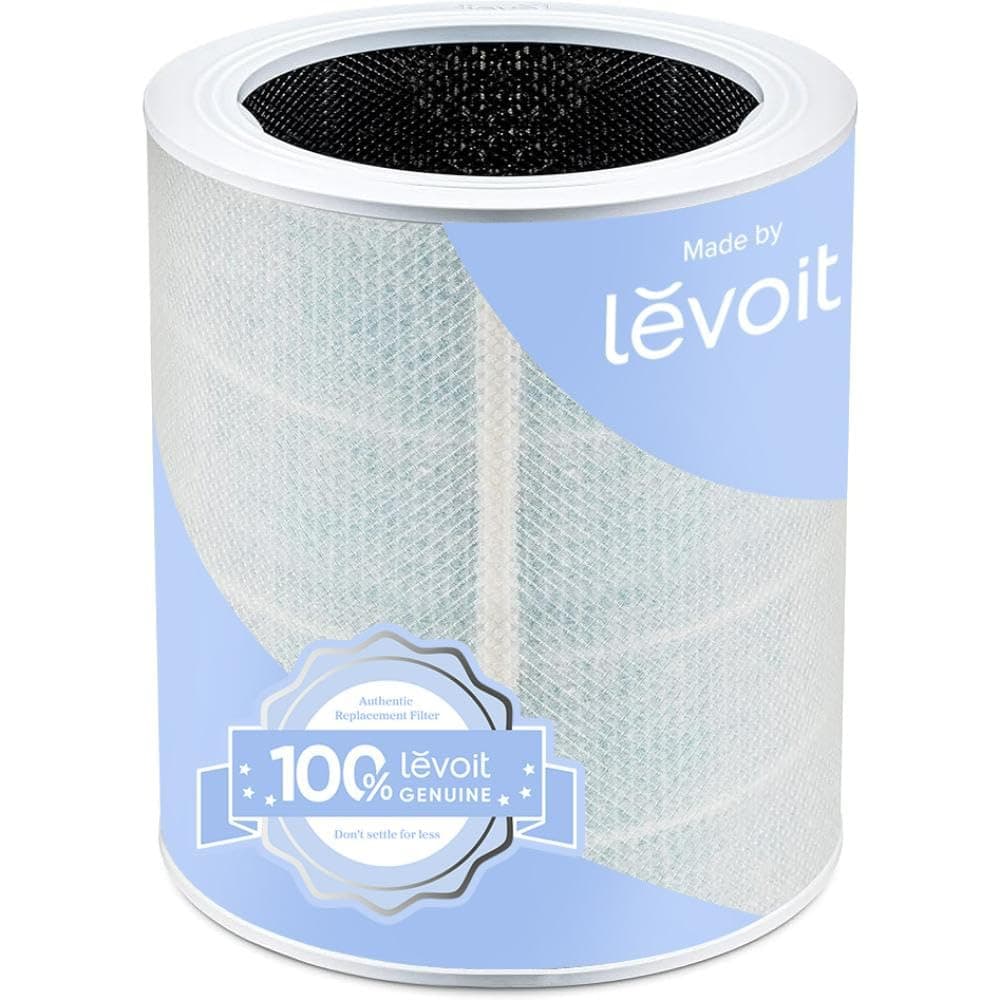 LEVOIT Genuine Core 600S-P Air Purifier Smoke Remover Replacement Filter, 4-in-1 Air Filters, Supports HEPA Sleep Mode, High-Efficiency Activated Carbon for Removal Core 600S-RF-SR, Blue, 1 Pack
