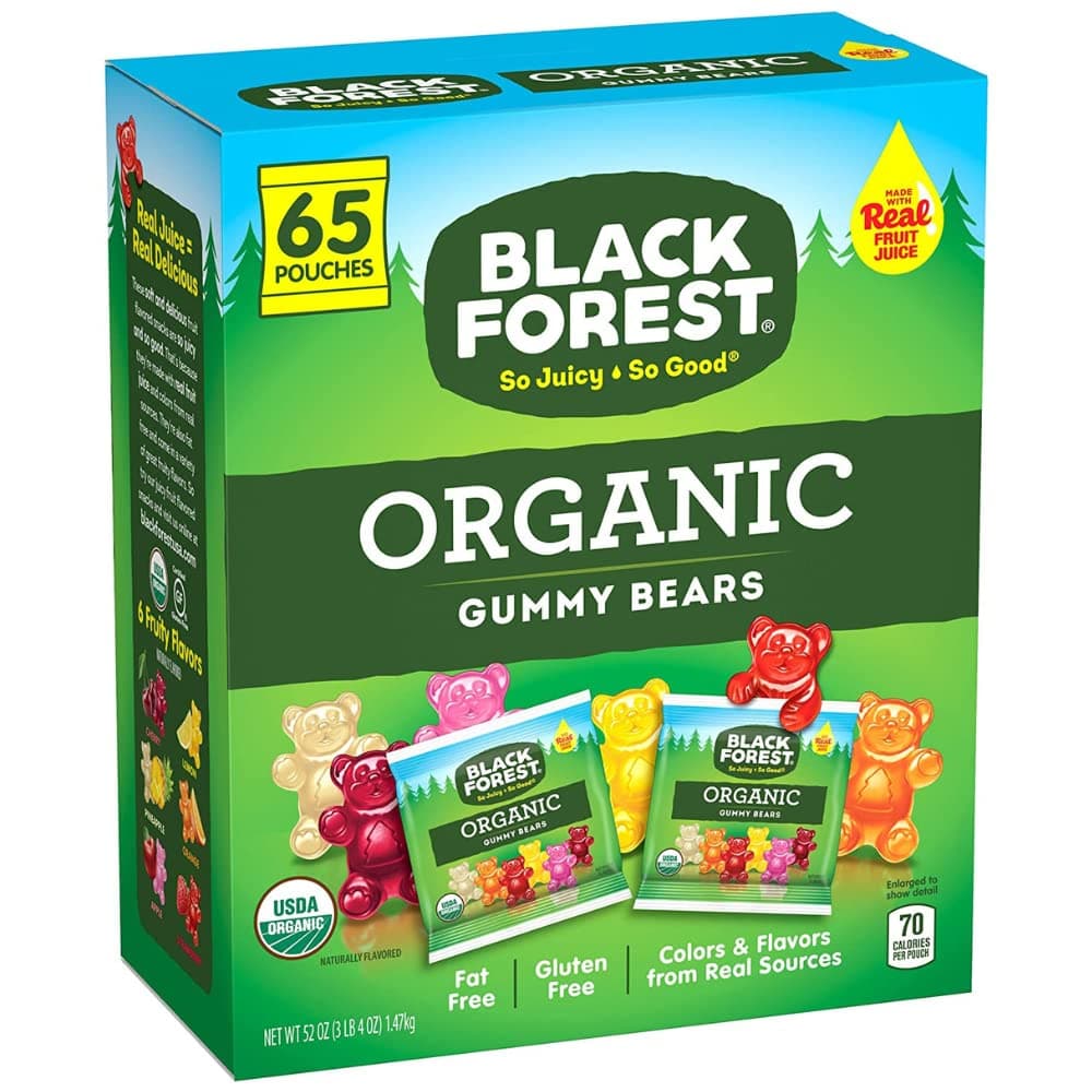 Organic Gummy Bears, 65 Pk. Net Wt 50 Oz, 52 Oz