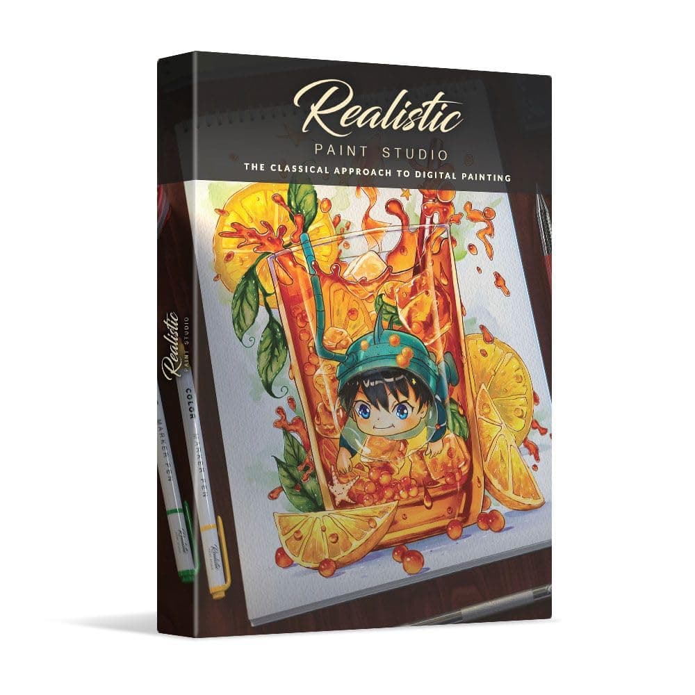 Realistic Paint Studio - Realistic Digital Painting Software - Perpetual License - for Windows and MacOS