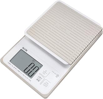 Tanita washable digital cooking scale 3kg (up to 0.1g units / 300g) white KW-320-WH