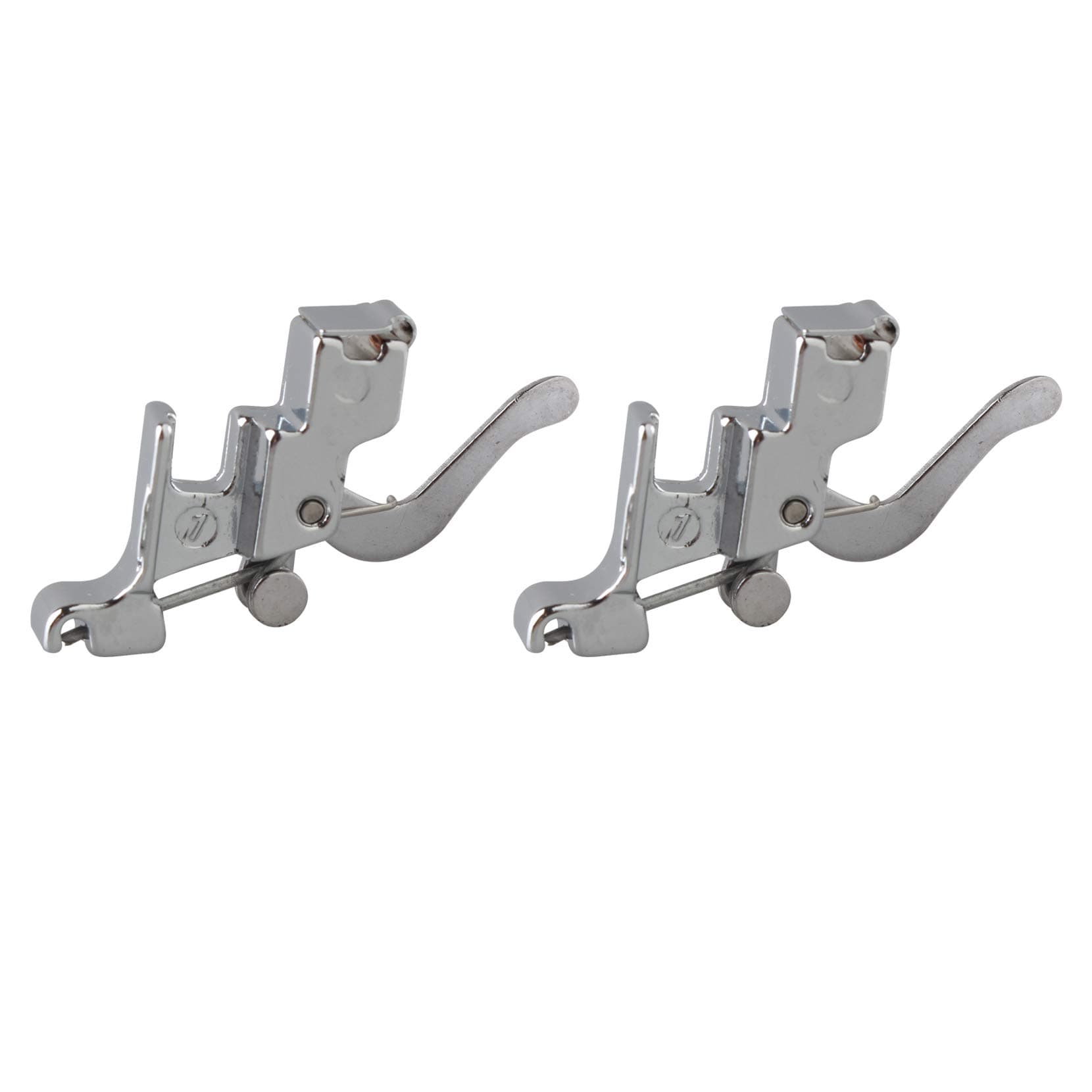 Jopto 2Pcs Durable Sewing Machine Snap On Low Shank Adapter Presser Foot Holder for Brother Singer Janome Toyota Kenmore Low Shank Sewing Machines