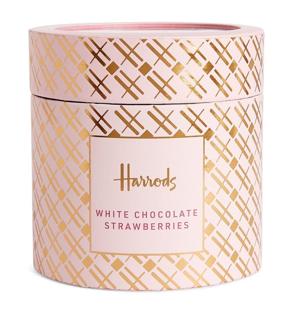 Harrods White Chocolate Strawberries, 225g