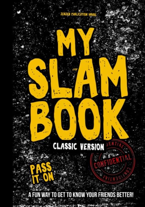 My Slam Book Classic Version: A Slammed Diary for Boys and Girls