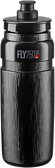 R.L. Unisex - Adult Elite Fly Tex Water Bottle, Black, 750 ml