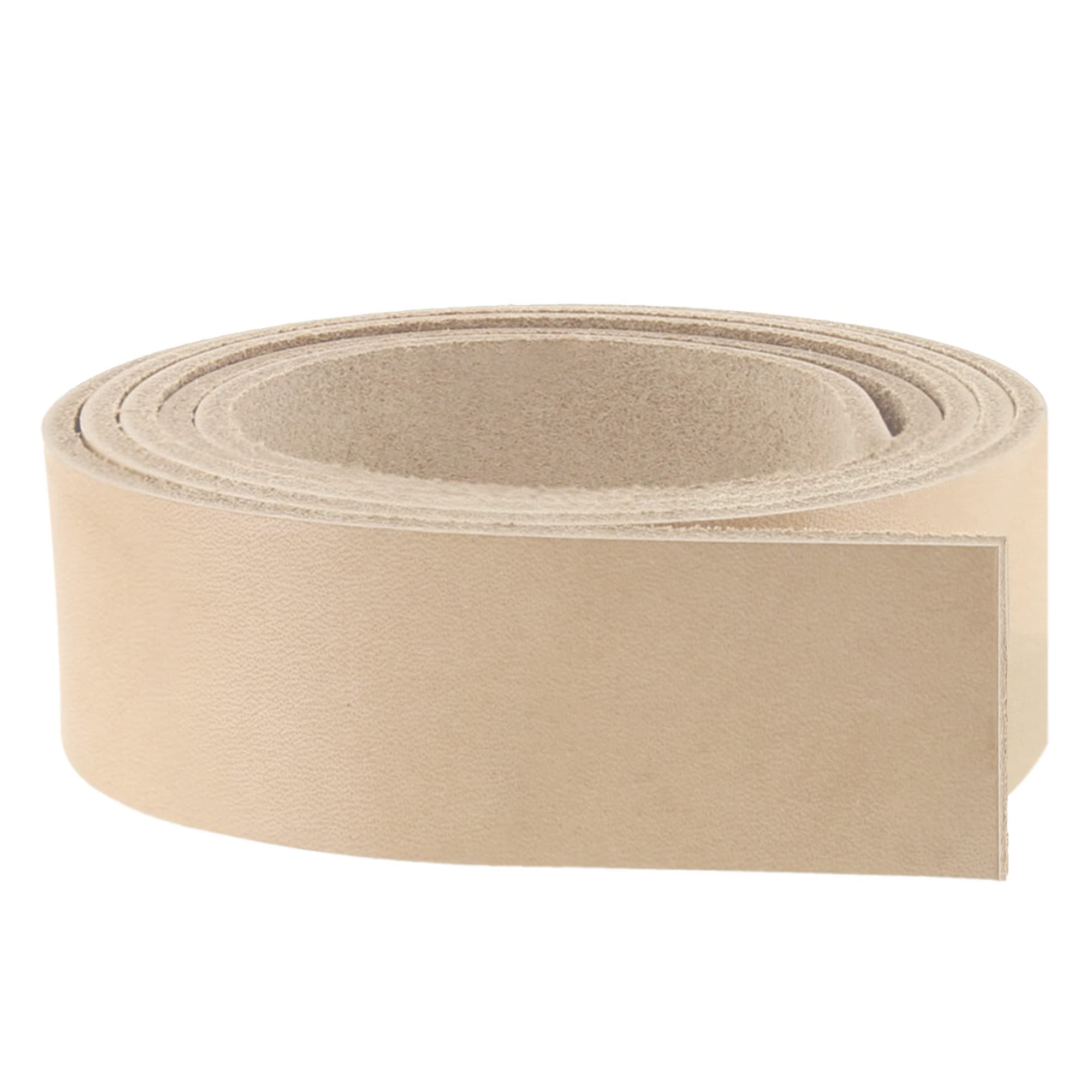 ELW Leather Blank Belt | 5-6 Oz. (2-2.4mm) Thickness | Size: 1"x84" (2.54x213cm) | Cowhide Vegetable Tanned | Full Grain Strip, Strap | Ideal for DIY Belts for Tooling, Crafting, Stamping, Dyeing