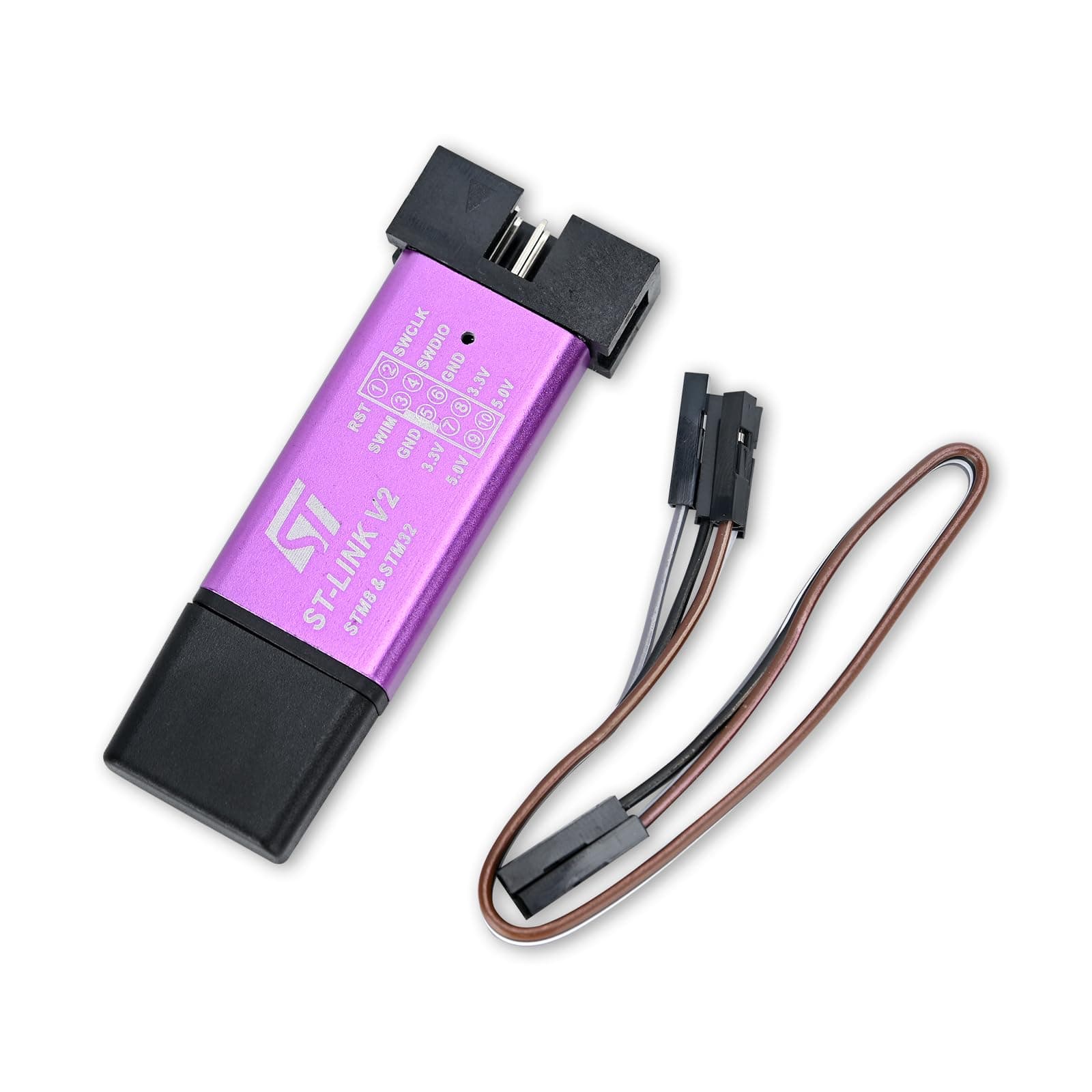 Podazz ST Link V2 STM8 STM32 Emulator Programmer stlink Downloader M89 Line Burner Debugger