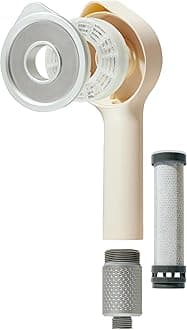 Purifying Shower Head Refill Cartridges - Filters to Remove Unwanted Metals, Chlorine & Impurities Found in Shower Water - Includes 1x Headpiece Cartridge & 1x Handle Cartridge
