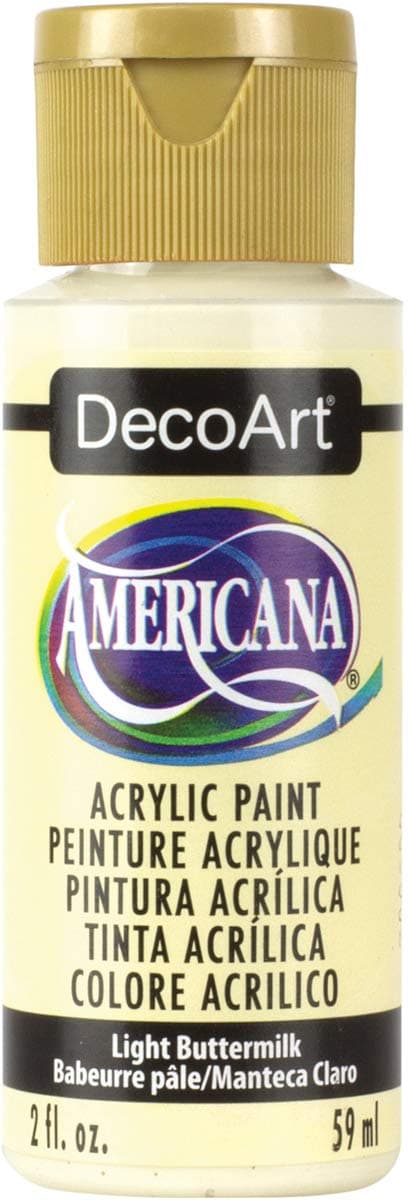 DecoArt AMERICANA 2OZ LIGHT BUTTERMILK