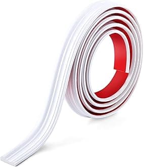 Peel and Stick Wall Molding Trim & Chair Rail, Self-Adhesive Panel Moulding, DIY Home Decor on Cabinet Door Mirror Frame, 3m x 4cm