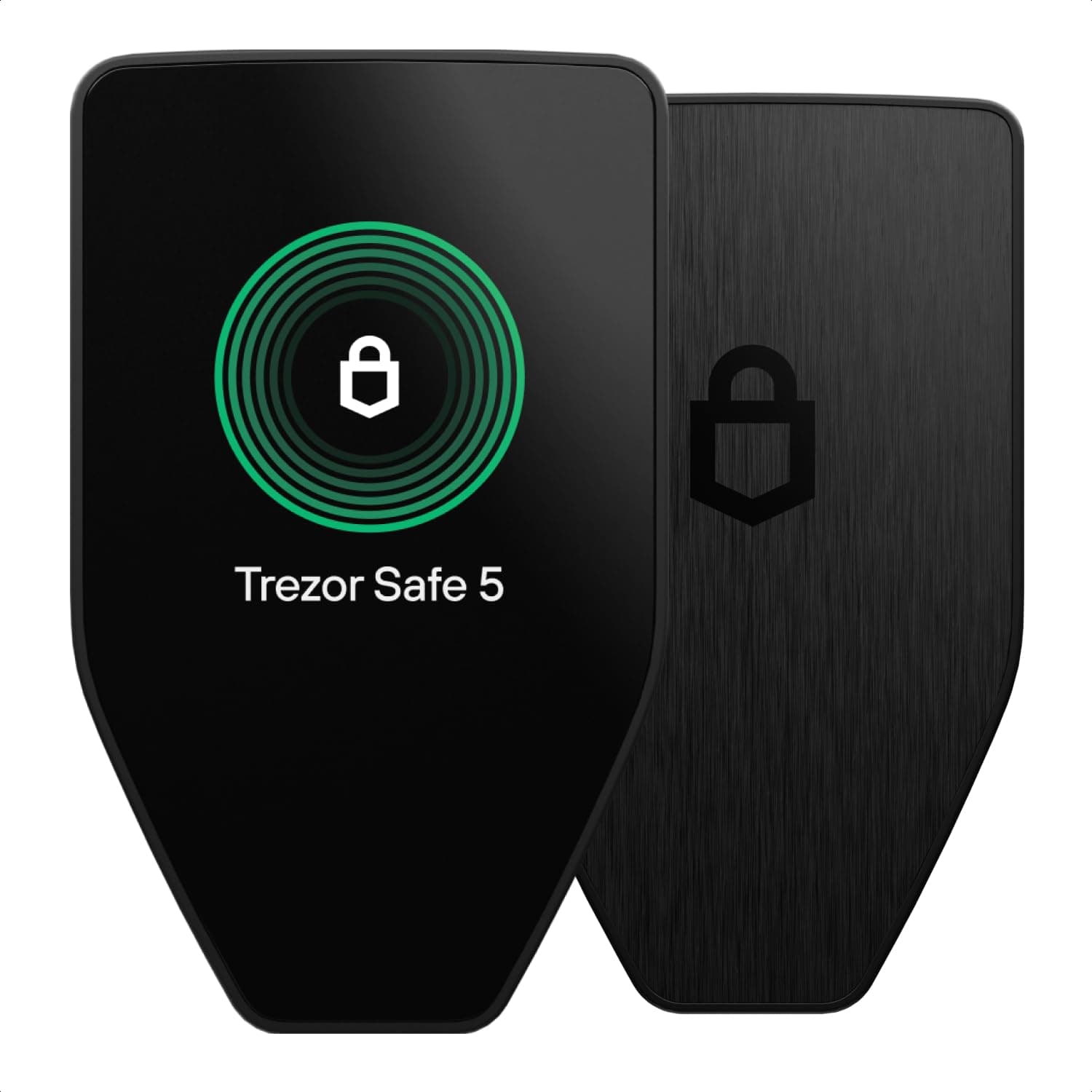 Trezor Safe 5 - Crypto Hardware Wallet with Secure Element & Passphrase, Color Touchscreen, Haptic Feedback, Bitcoin Security, Supports 1000s Coins & Tokens, Quick & Simple Setup (Charcoal Black)