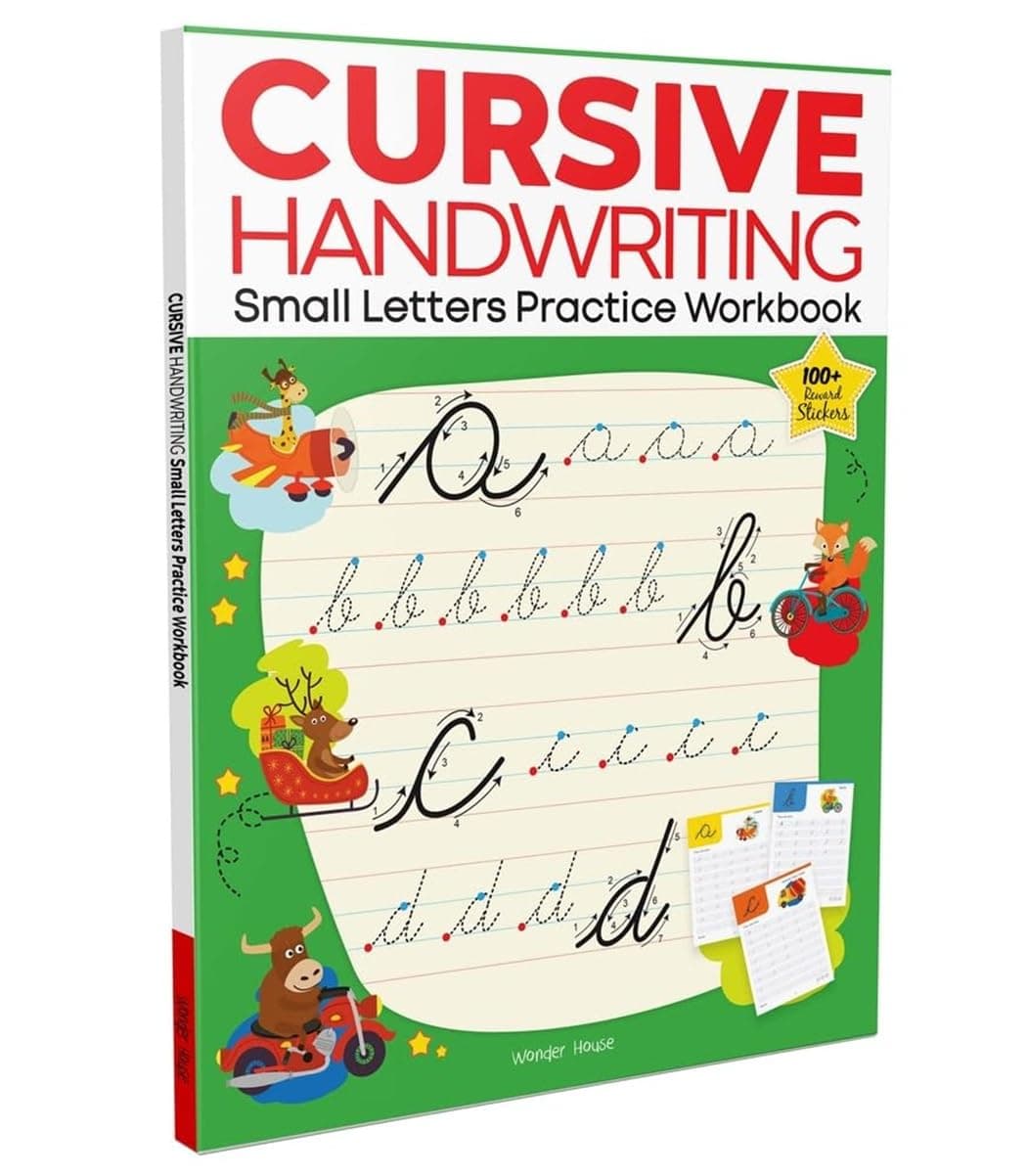 Cursive Handwriting – Small Letters: Practice Workbook for Children Develop W...