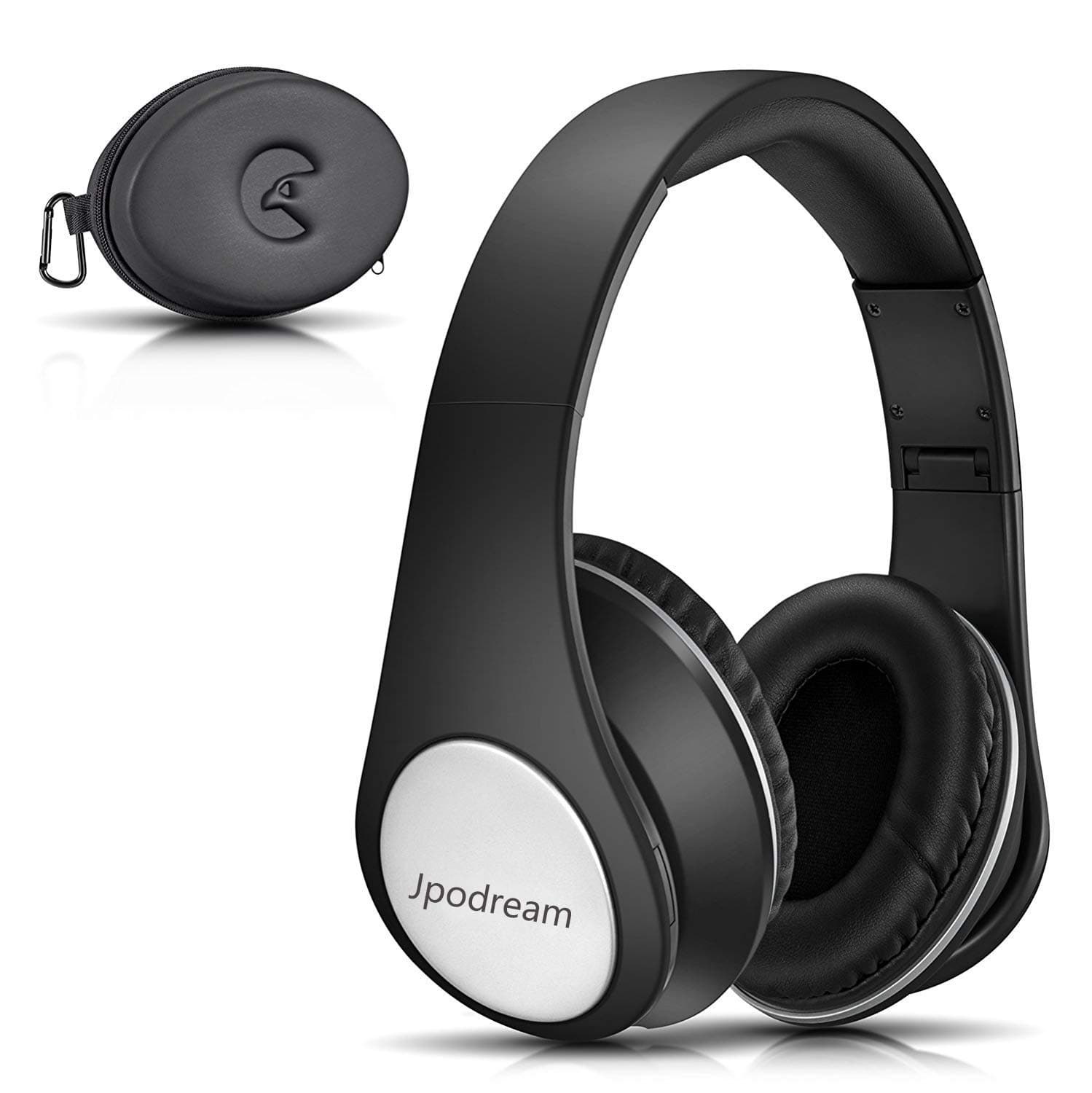 Over-Ear Bluetooth Headphones [2019 Enhanced Version], Wireless Bluetooth Headphones with Deep Bass, Foldable and Lightweight, Wireless and Wired, for PC, Cell Phone, TV and Travel Black