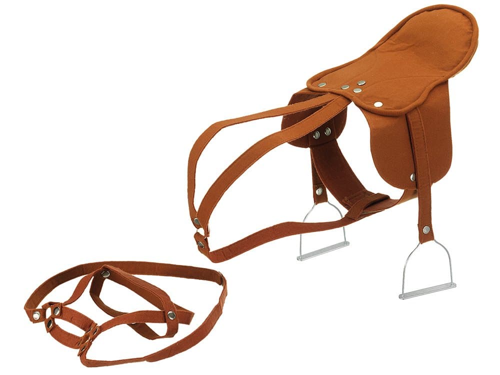 Happy People Saddle With Stirrup, Brown