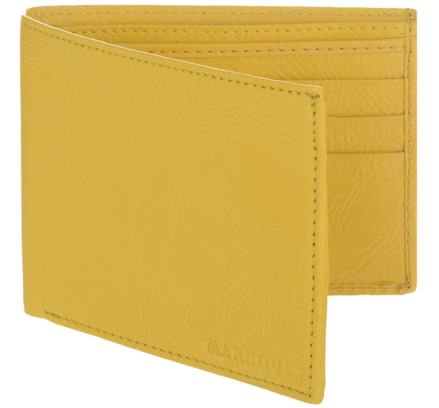 MARKQUES Classic Yellow Mens Wallet (CL-4411)