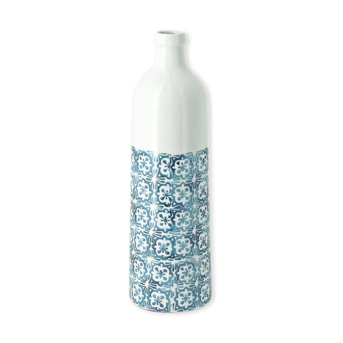 Ceramic Bottle Vase 31 cm – Material: – Colour: Duck Egg Blue Ceramic Turquoise Vases – Zelia – Bruno Evrard