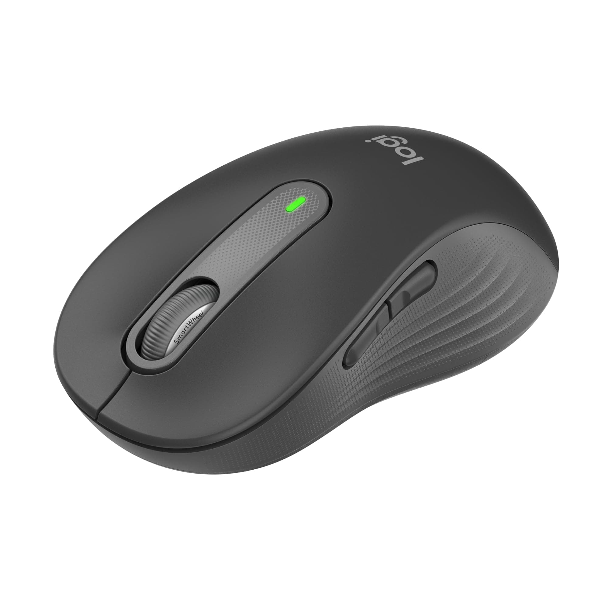 Signature M650 L Wireless Mouse - For Large Sized Hands, 2-Year Battery, Silent Clicks, Customisable Side Buttons, Bluetooth, for PC/Mac/Multi-Device/Chromebook - Graphite