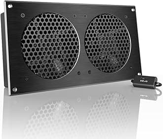 AC Infinity, AIRPLATE S7 Home Theater and AV Cabinet Fan 12"