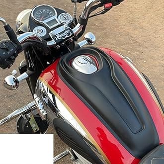 Saiga Parts TankTie for Royal Enfield Classic 350 (Reborn, Gloss Black)