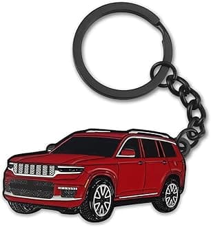 For Jeep Grand Cherokee Keychain，For Jeep Grand Cherokee Accessories 2011-2022，metal Keychain