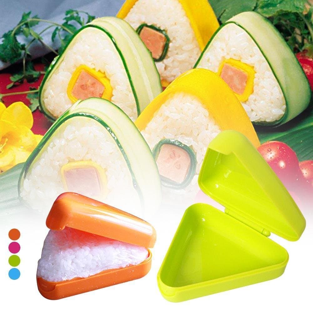 BENHAI 1PC Triangle Cooking Group home sushi mold tools Creative Kitchen DIY Japanese Sushi nori Rice Tools Boxes Folder Seaweed Rice Molds
