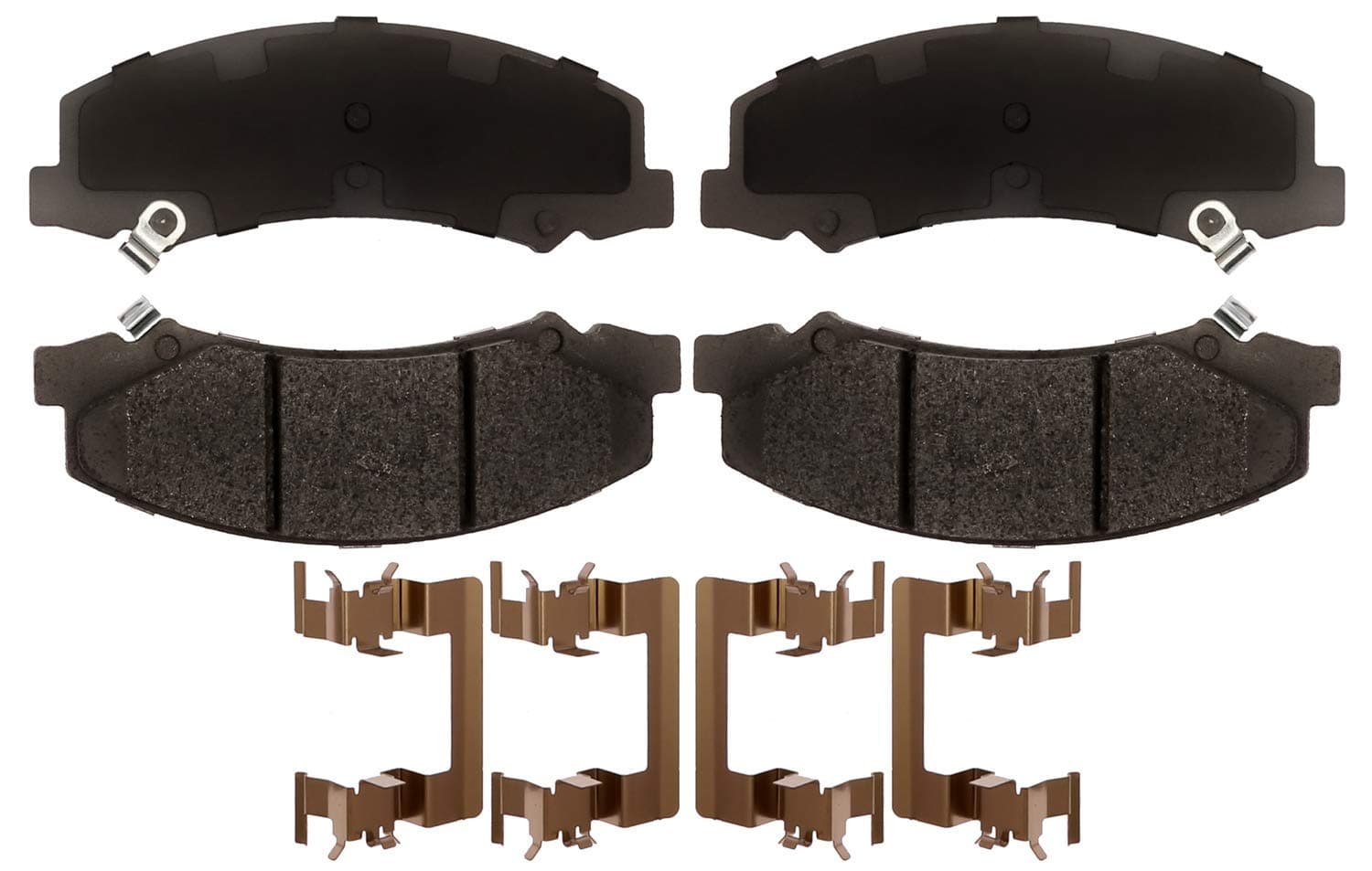 ACDelcoSilver 14D1159CHF1 Ceramic Front Disc Brake Pad Set