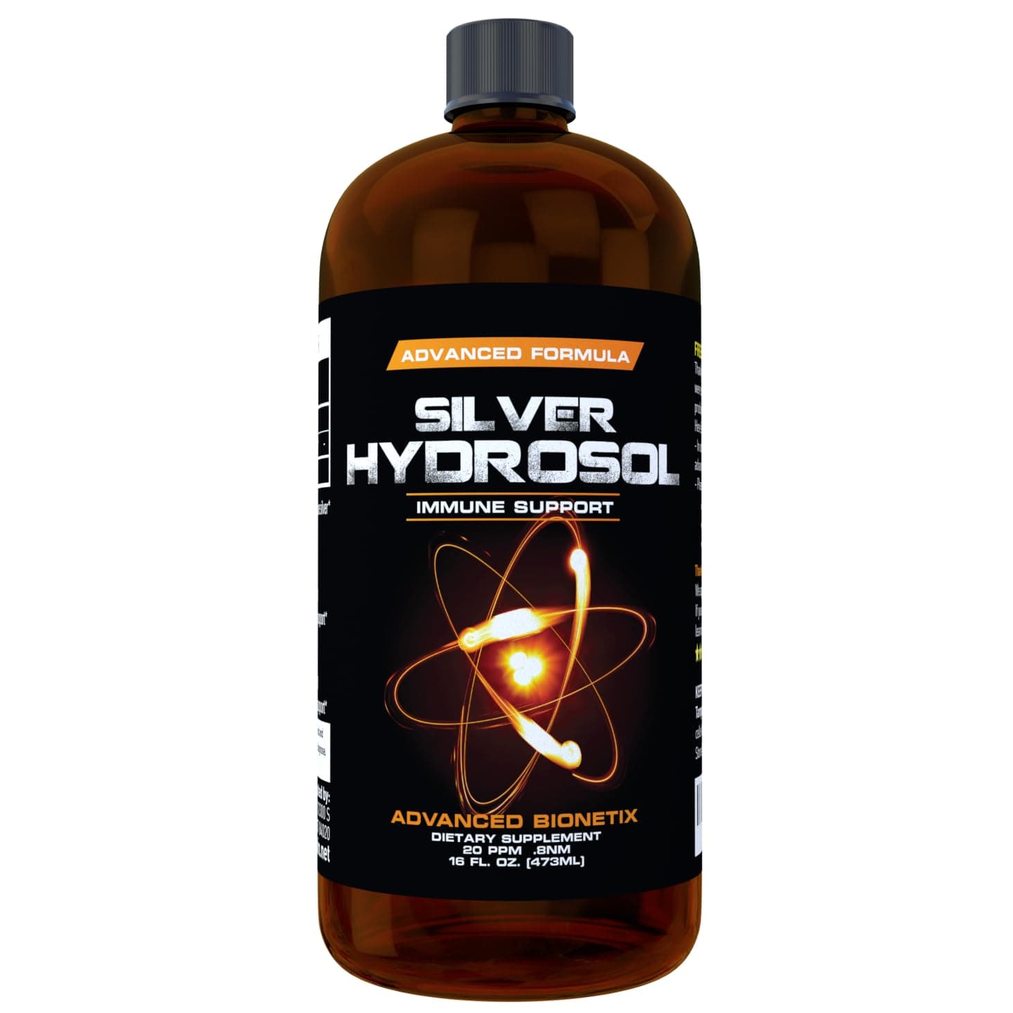 Pharmacist Recommended 16 oz Advanced Biogenix Research Labs Silver Hydrosol, All Natural & Promotes A Healthy Immune System. Not just a colloidal, Silver That Actually Works!