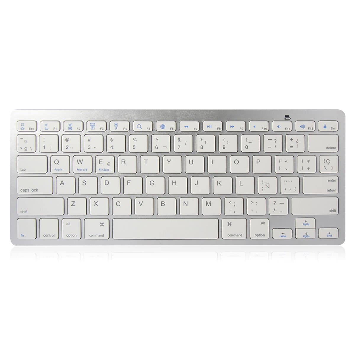 Siriwa Universal Mini Wireless Keyboard for iOS / Android / Windows-Spanish layout