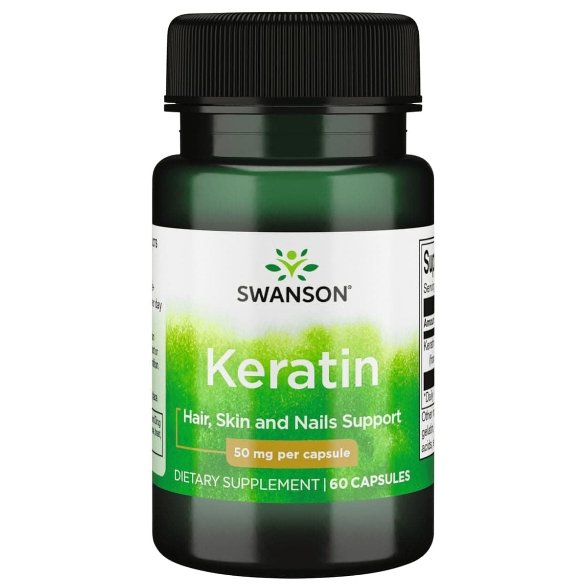 SwansonKeratin 50 Mg 60 Capsules