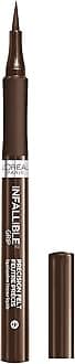 L’Oréal Paris L'Oreal Makeup Infallible Grip Precision Felt Eyeliner, Smudge Resistant, Long Lasting Waterproof Eyeliner, Brown, Brown, 0.03 fl oz