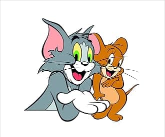 Tom & Jerry Wall Sticker New Multicolour (Desg - 11)