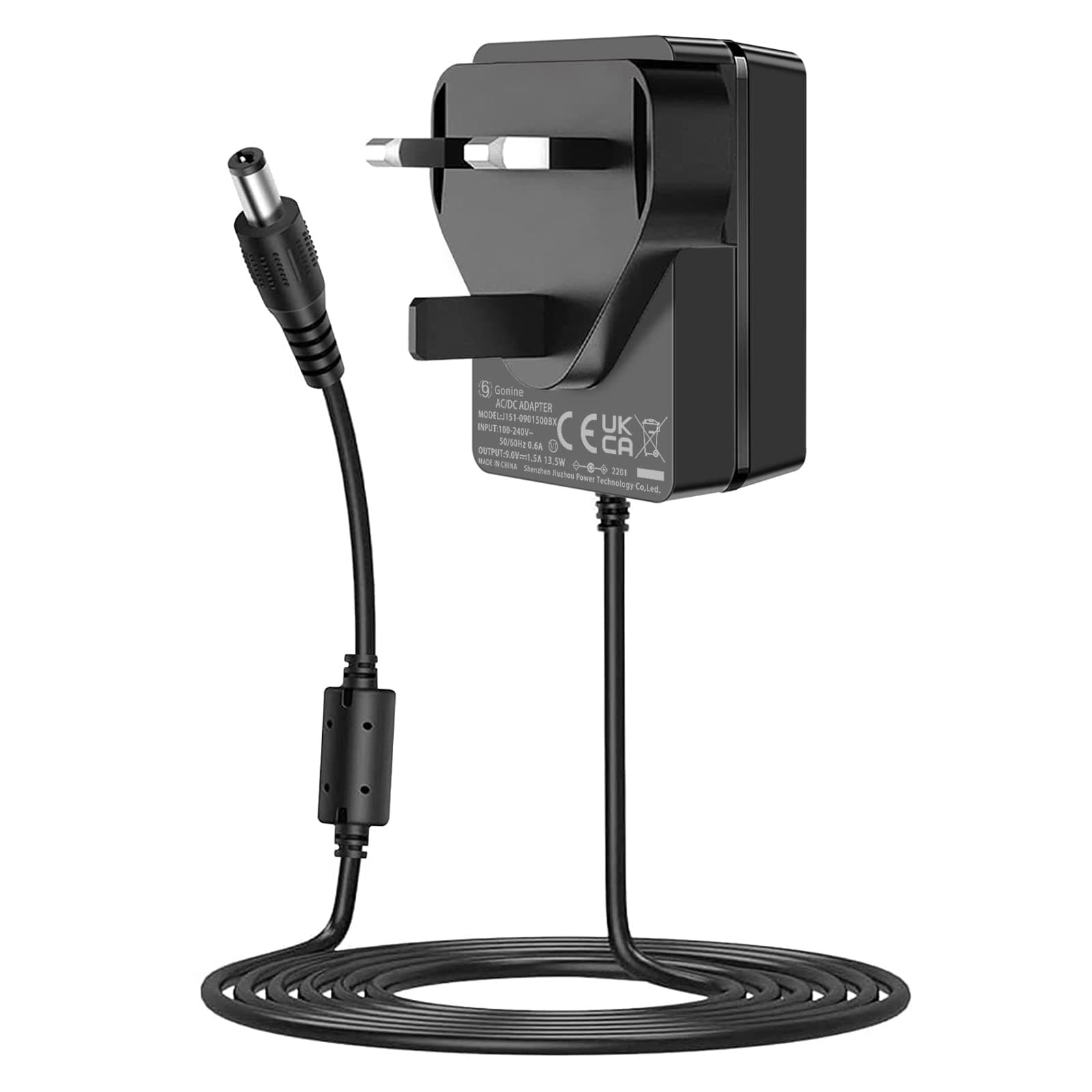 9V 1.5A Power ADapter, Center Positive