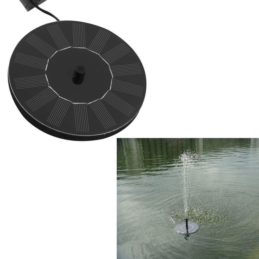 Submersible Solar Pump Solar Panel Power Submersible Floating Water Pump Fountain Kit Garden Pond Ga Electric Water Pump