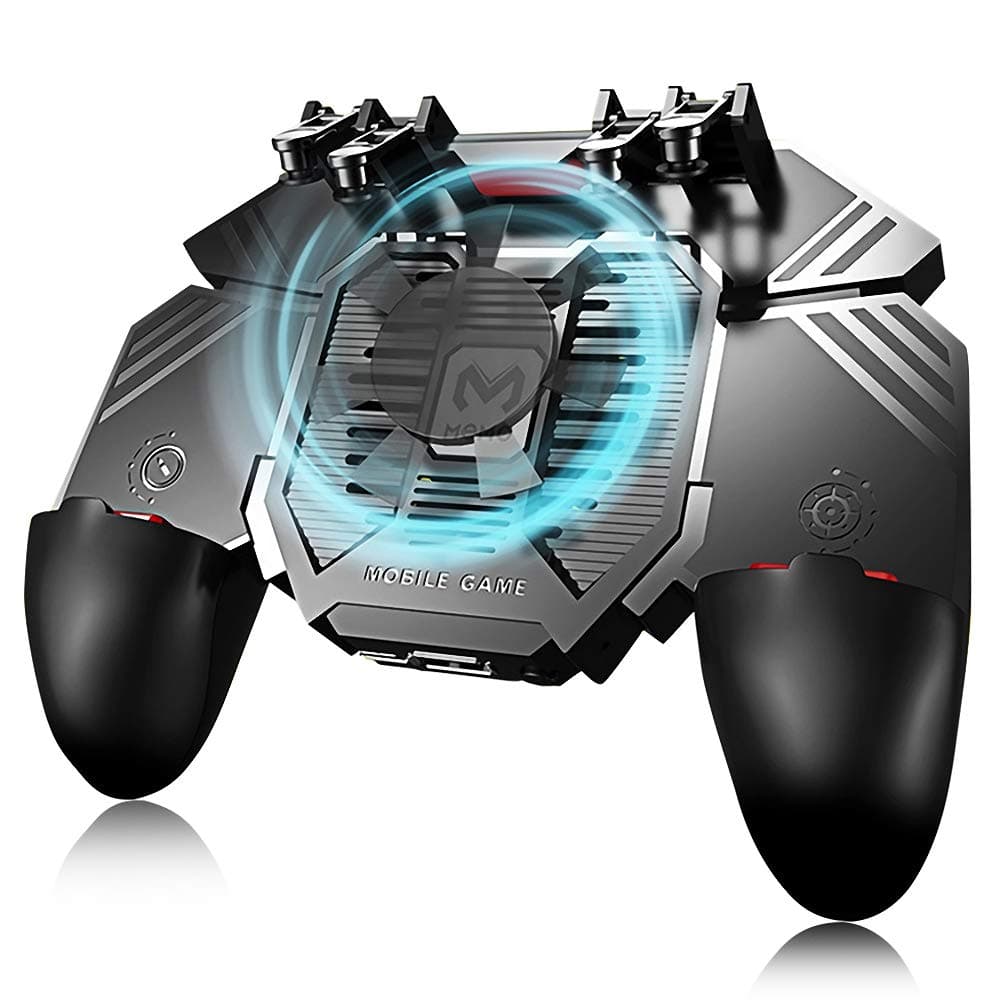 Game Controller, Game Pad Sensitive L1R1 Shoot and Aim Keys Joysticks Shooter Controller for PUBG/Knives Out/Rules of Survial Gaming Triggers for IOS and Android (10th Gen + Gamepad)