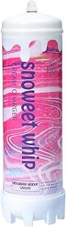 SNOWEET Cream Charger Tanks Original Flavor Steel Whipped Cream Dispensers 2.2L 1364Gram Whipped Cream Canisters with 1 nozzle (original-1 Cylinder)