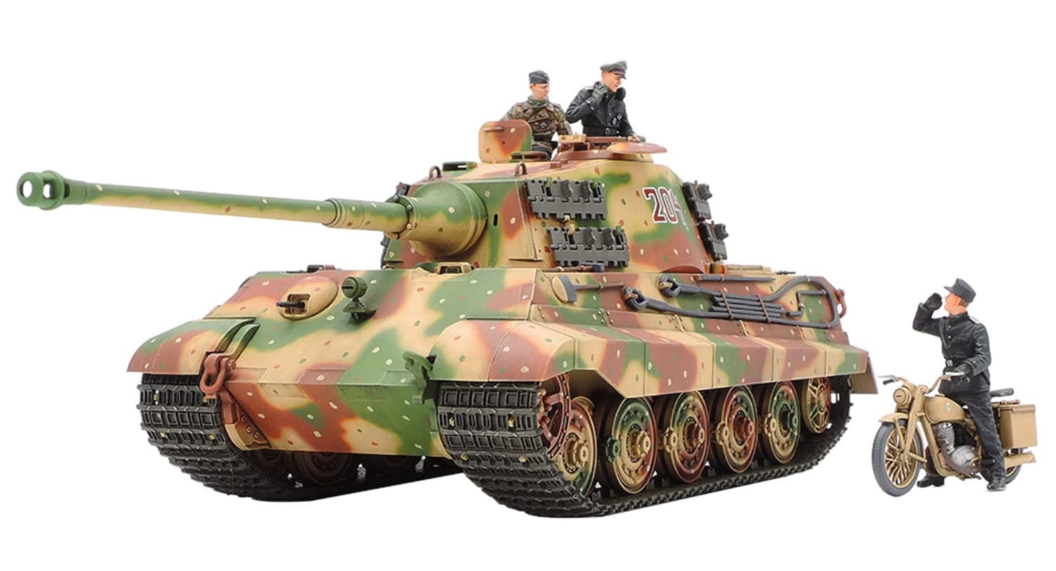 300035252 German King Tiger II Model Kit, Multi-Coloured