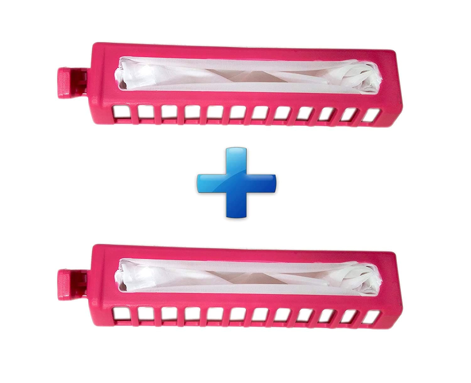 Maharaja Best Whirlpool Washing Machine Compatible Semi Automatic Filter Dust Lint Bag Waste Collector Net set of 2 piece